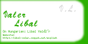 valer libal business card